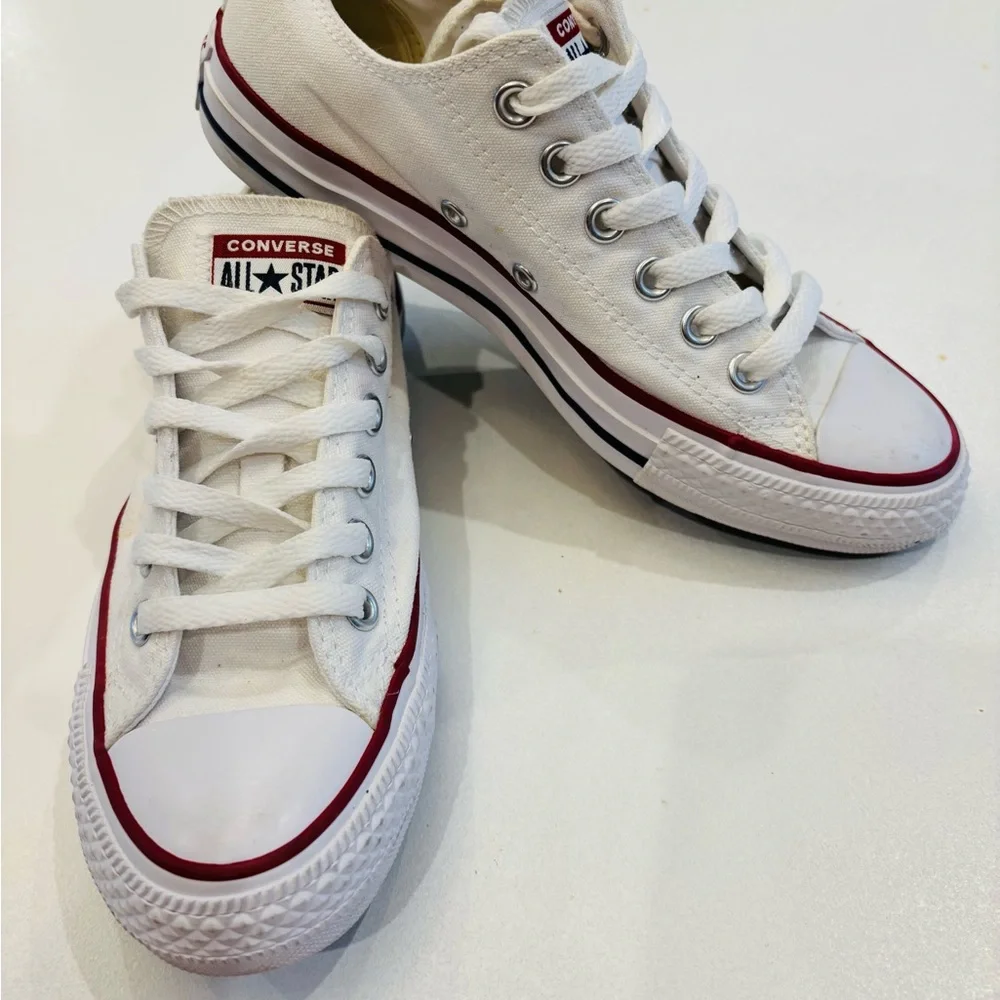 Converse chuck Taylor All Star low top White Womens size 7 - Picture 9 of 9
